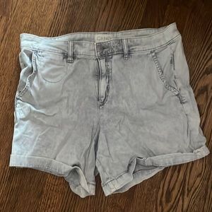 Anthropologie Acid Wash Chino Short